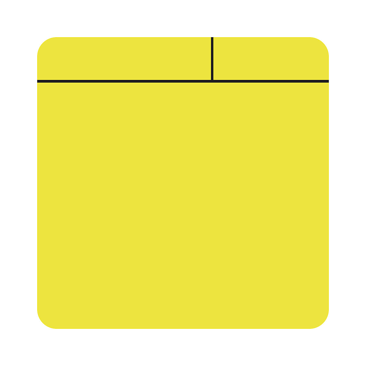 Notas adherentes, magnéticas, L x A 100 x 100 mm, UE 10 unid., amarillas-7