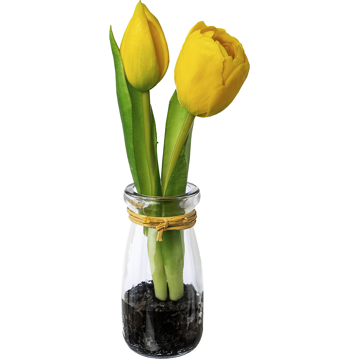 Tulipanes en florero de cristal (Imagen del producto 2)-1