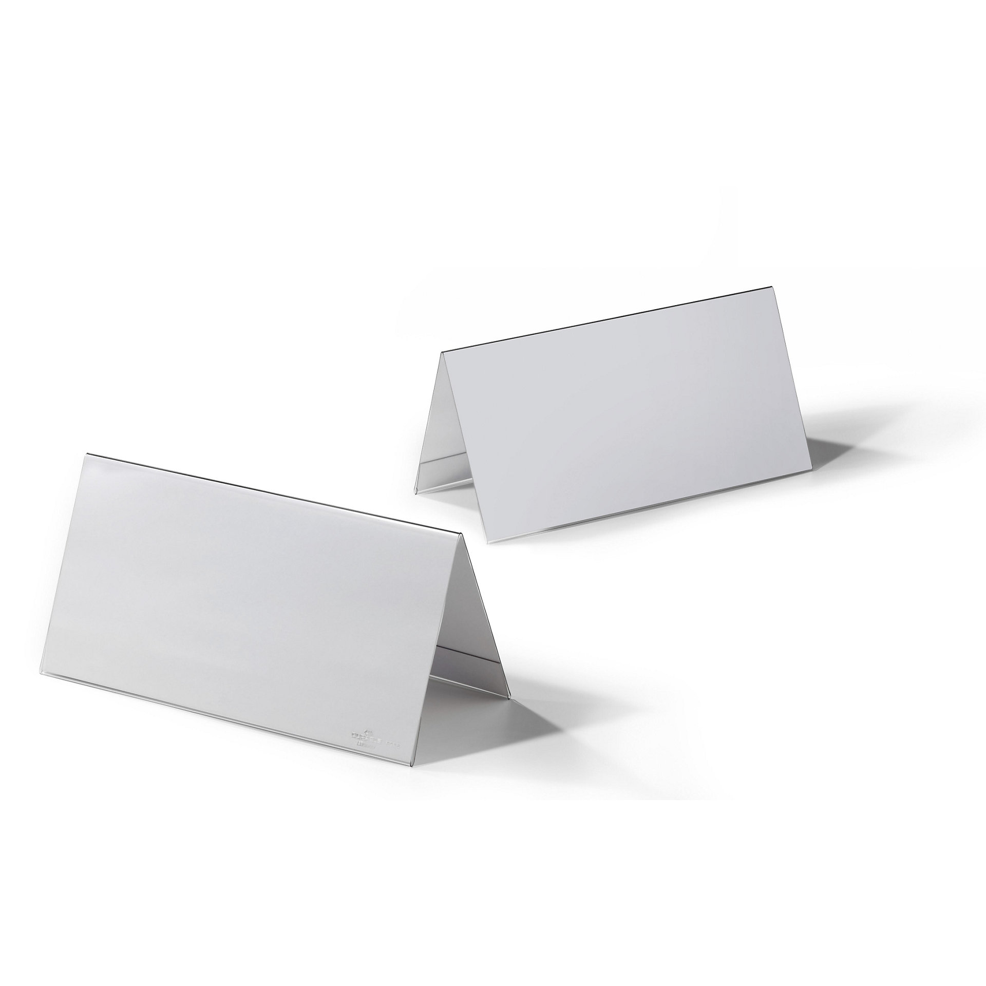 Portanombres acrílico de sobremesa – DURABLE: H x A 61 / 122 x 210 mm ...