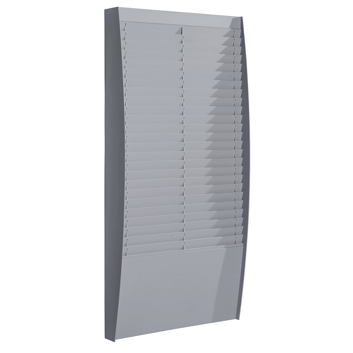 Panel clasificador, 2 x 25 compartimientos, H x A x P 1120 x 544 x 129 mm, aluminio blanco