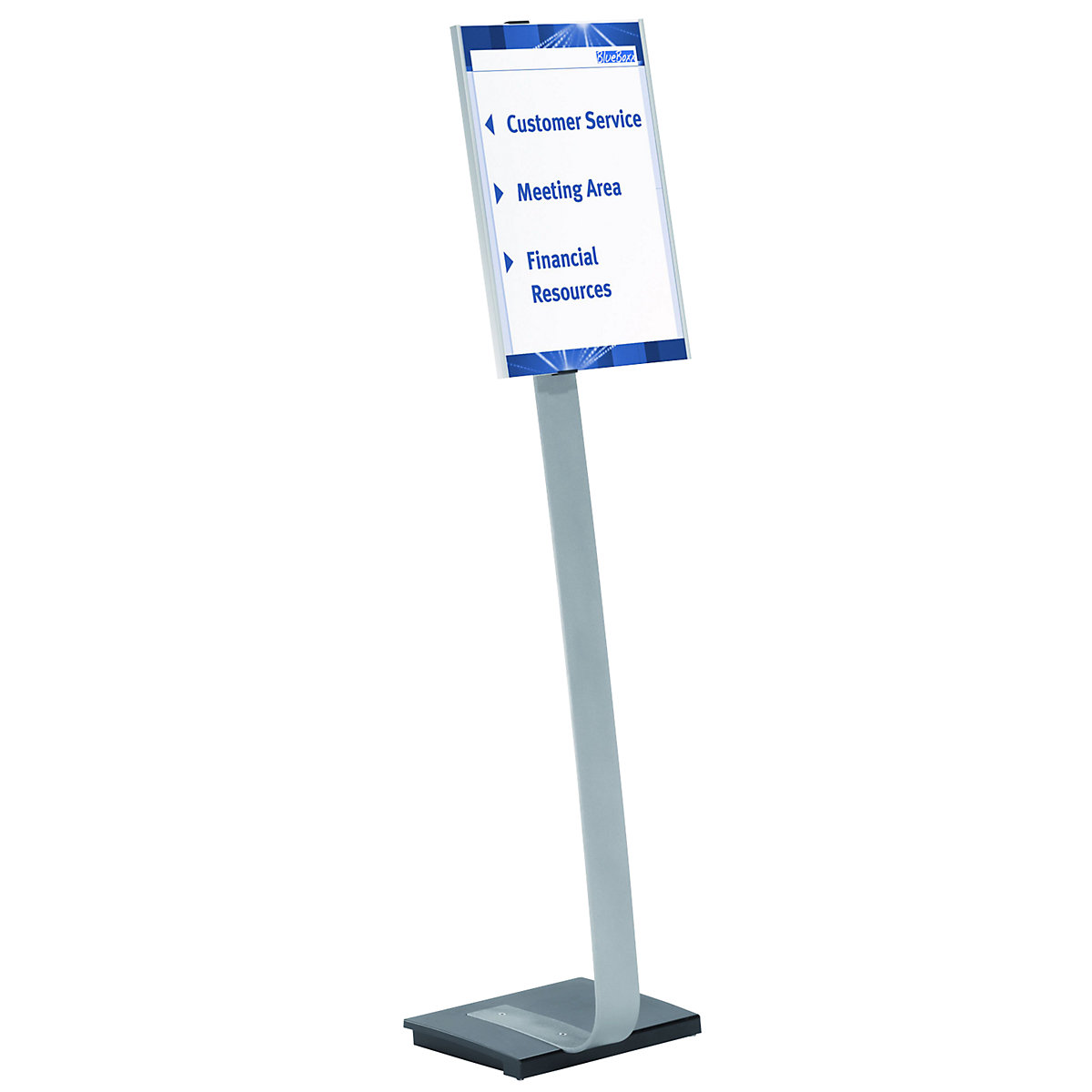 Expositor de pie con panel informativo &ndash; DURABLE