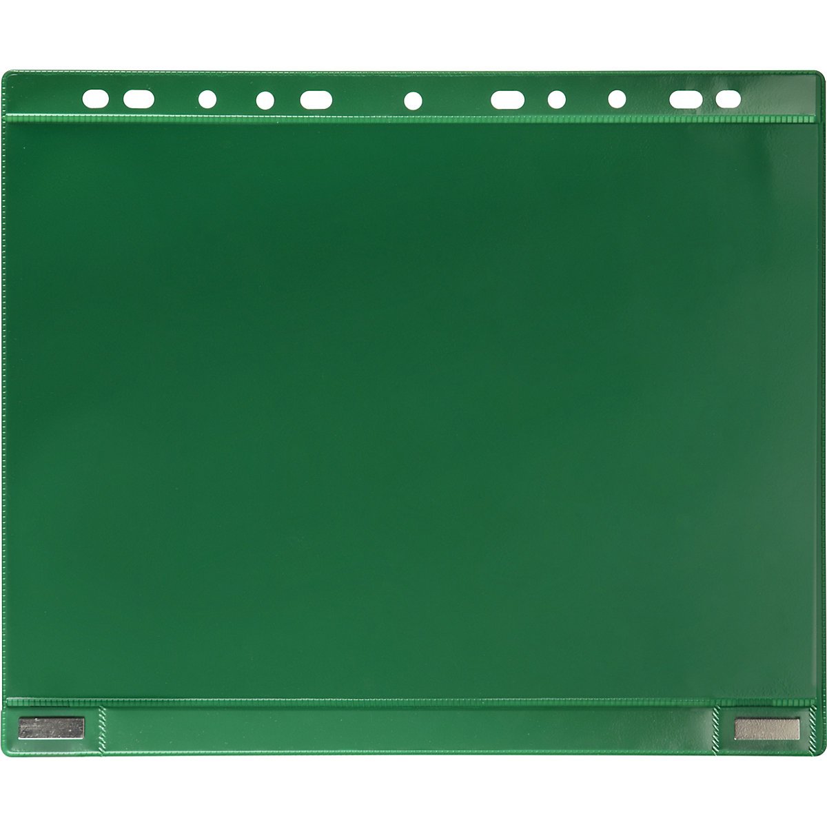 Funda transparente magnética con borde para archivar – Tarifold, magnética, DIN A4, UE 5 unid., verde-3
