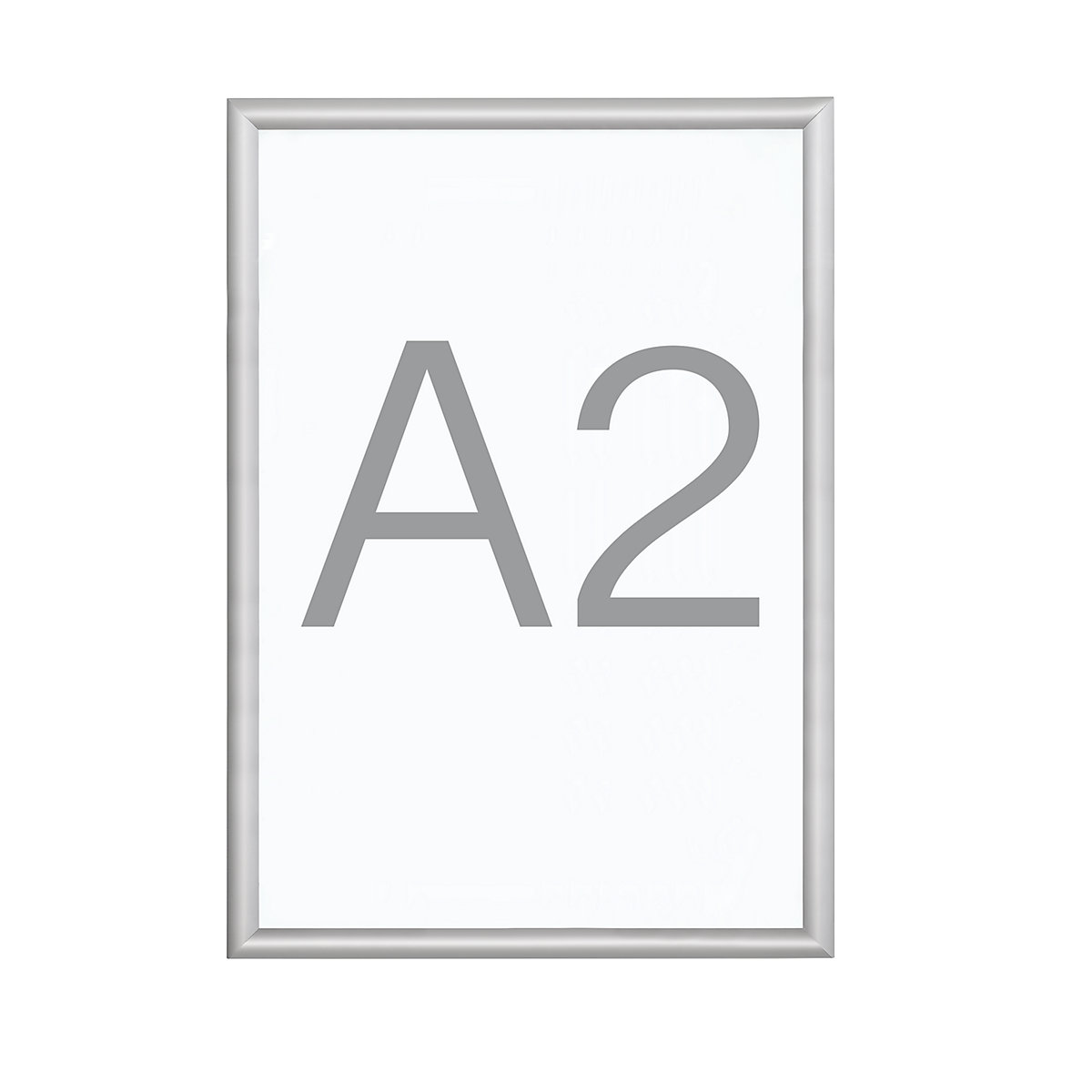 Marco plegable B1, perfil de aluminio, UE 2 unid., para DIN A2-8