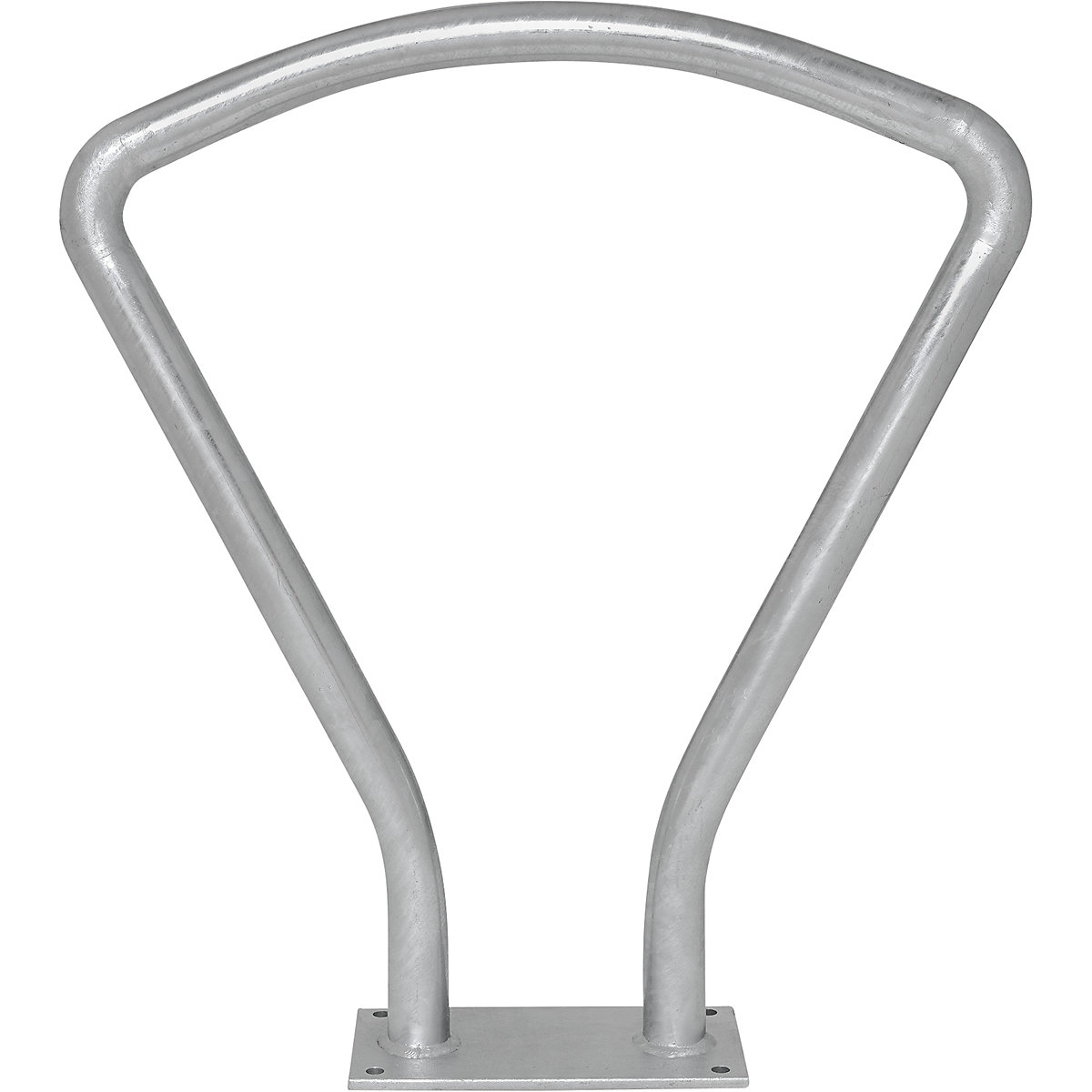 Arco de apoyo VUELTA, poste fijo de 70 x 70 mm, galvanizado al horno, para atornillar-3