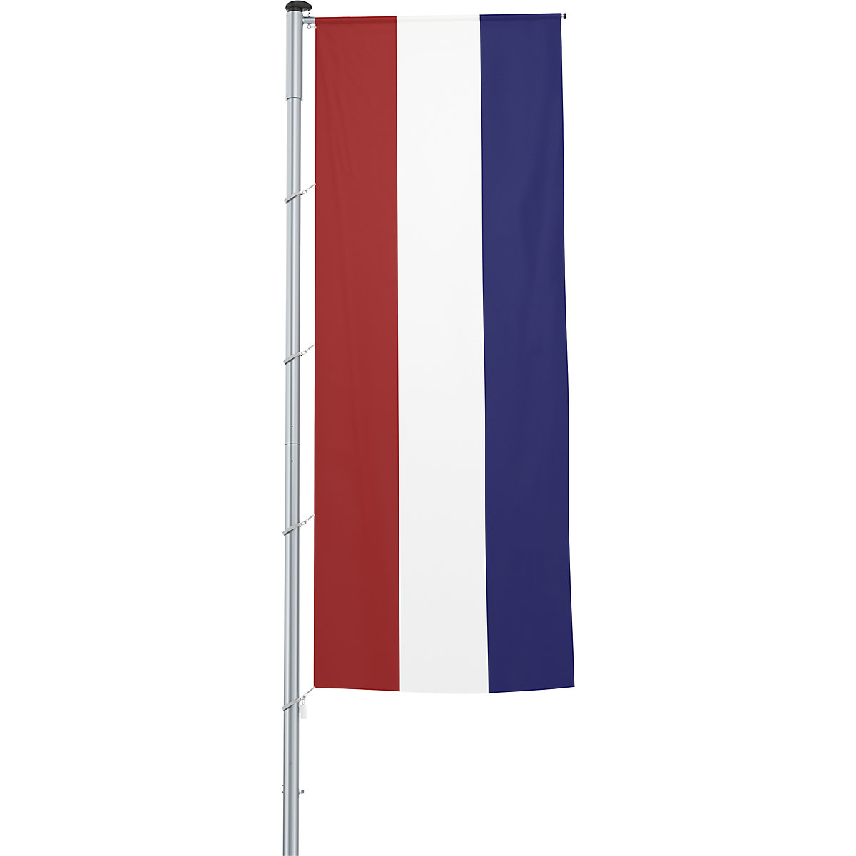 Mannus – Bandera con pluma/bandera del país, formato 1,2 x 3 m, Países Bajos