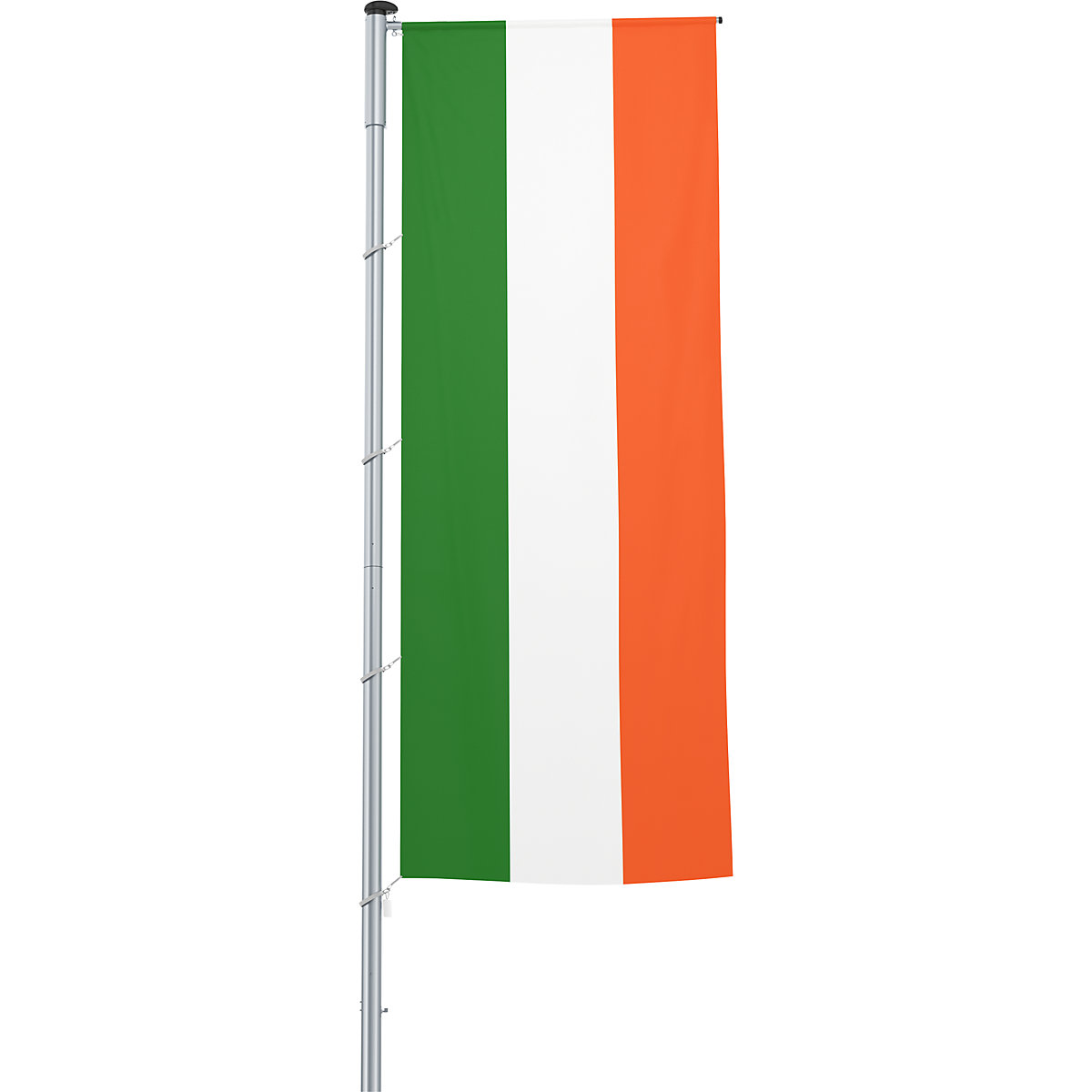 Mannus – Bandera con pluma/bandera del país, formato 1,2 x 3 m, Irlanda