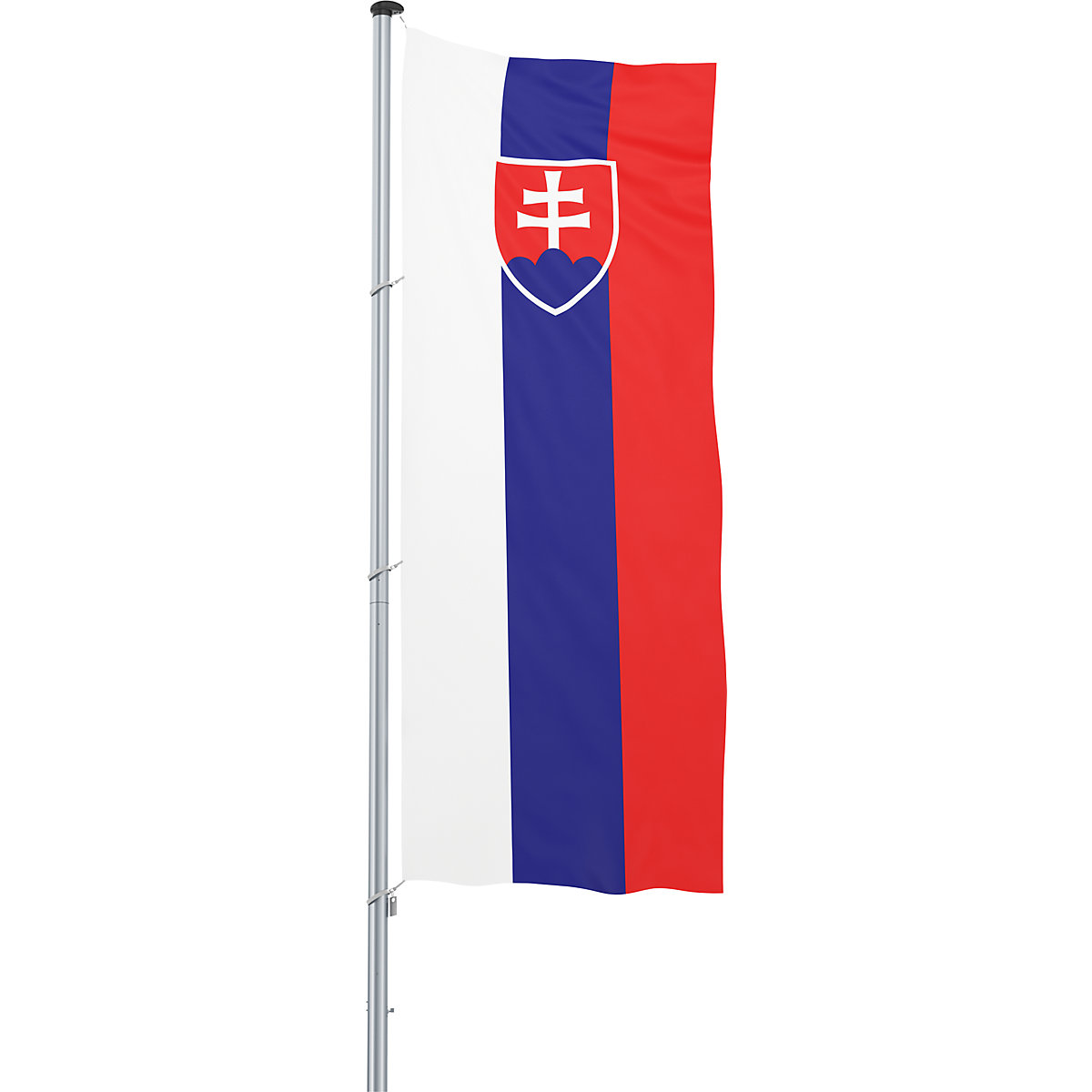 Mannus – Bandera para izar/bandera del país, formato 1,2 x 3 m, Eslovaquia