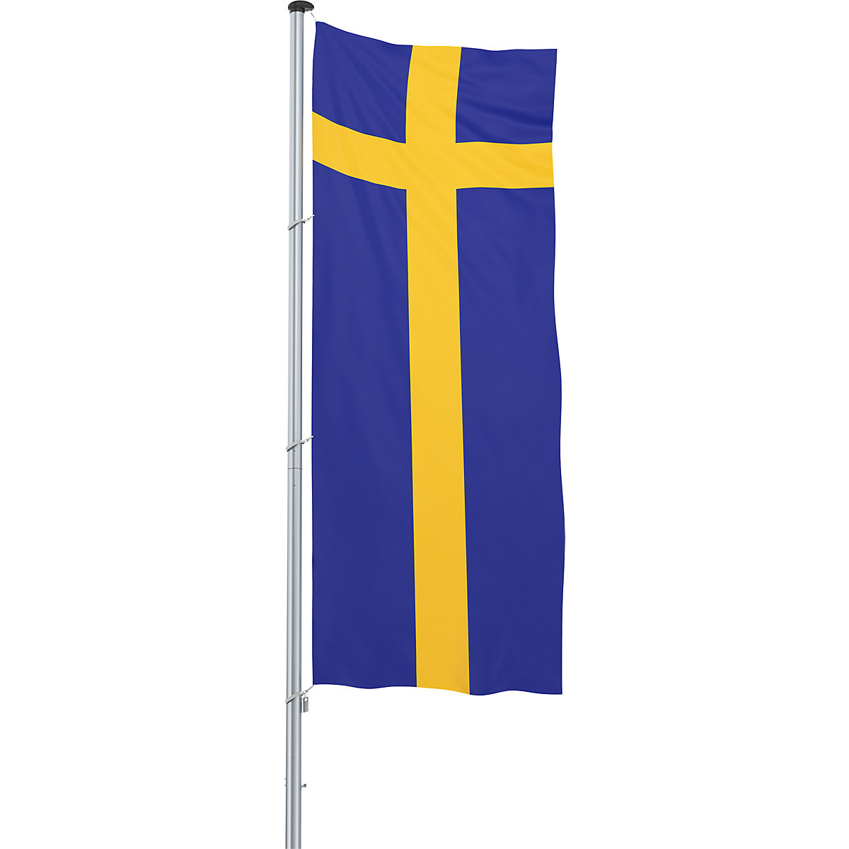 Mannus – Bandera para izar/bandera del país, formato 1,2 x 3 m, Suecia