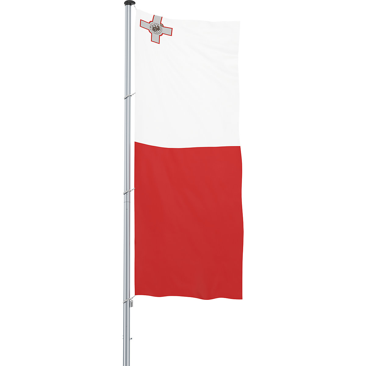 Mannus – Bandera para izar/bandera del país, formato 1,2 x 3 m, Malta