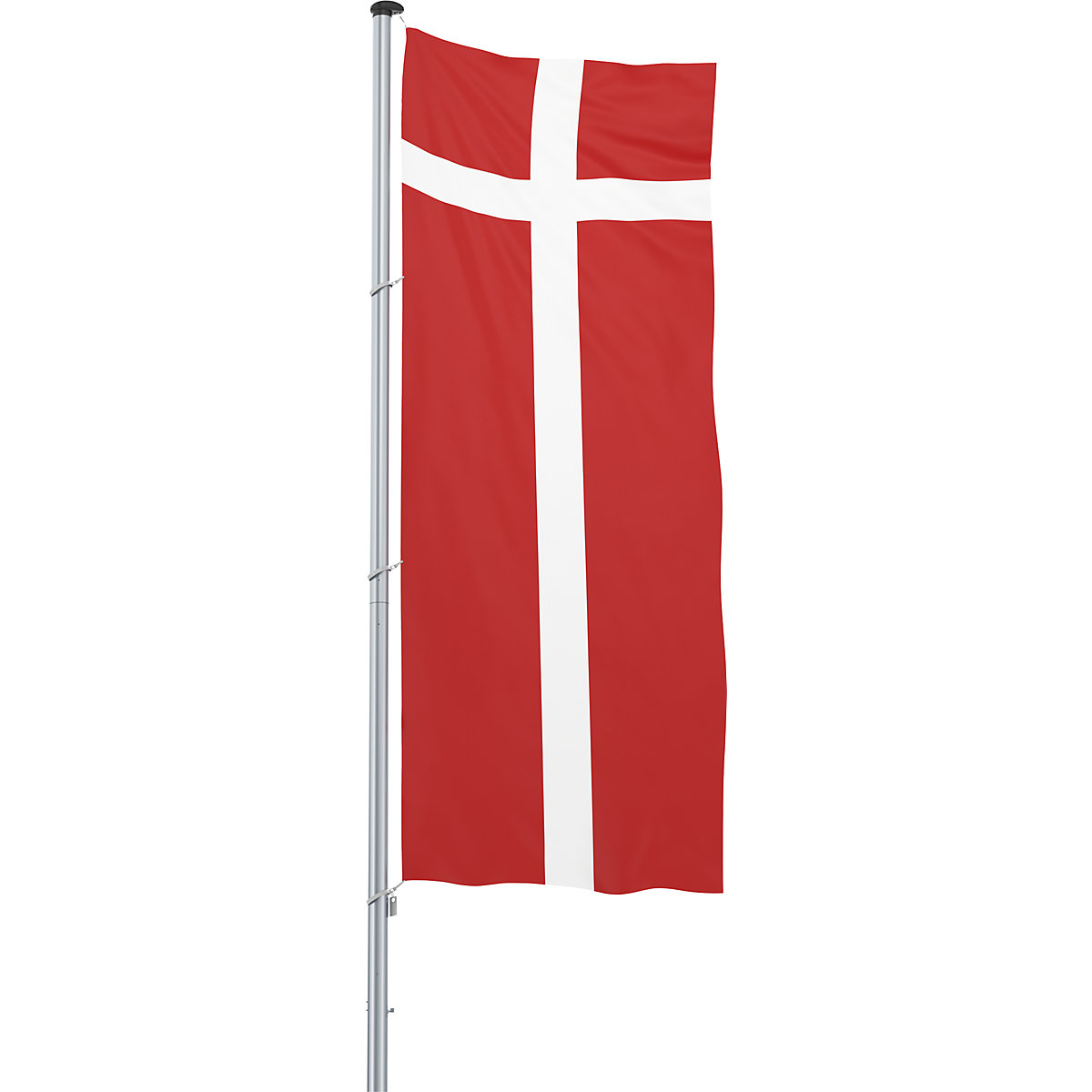 Mannus – Bandera para izar/bandera del país, formato 1,2 x 3 m, Dinamarca