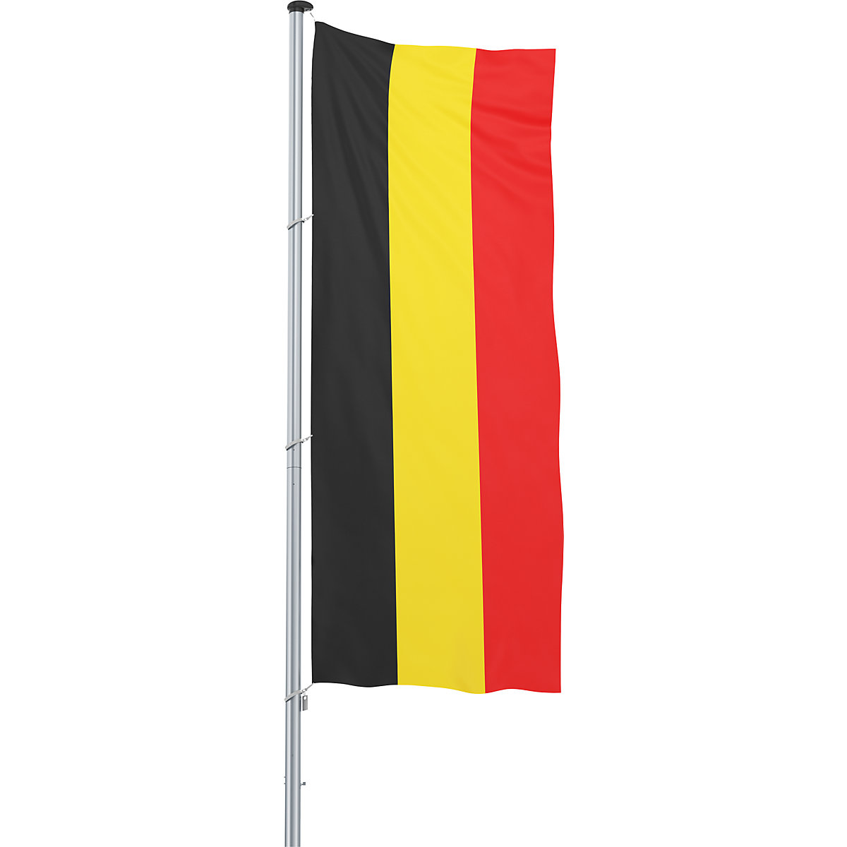 Mannus – Bandera para izar/bandera del país, formato 1,2 x 3 m, Bélgica