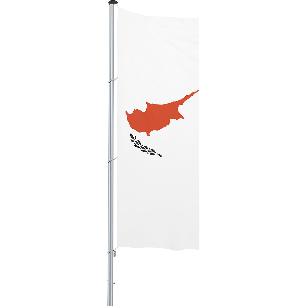 Mannus – Bandera para izar/bandera del país, formato 1,2 x 3 m, Chipre