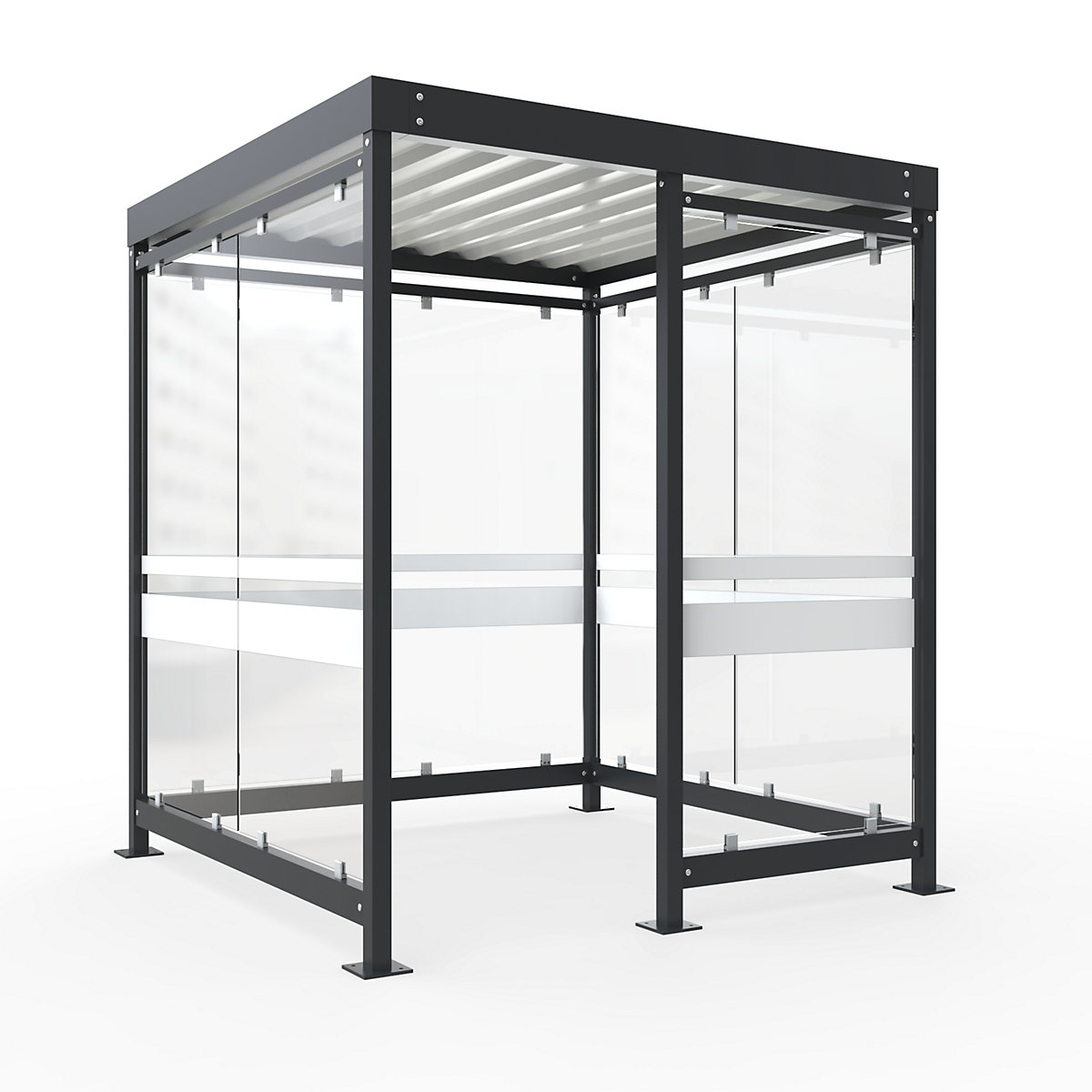 Marquesina Köln con tejado de acero &ndash; WSM
