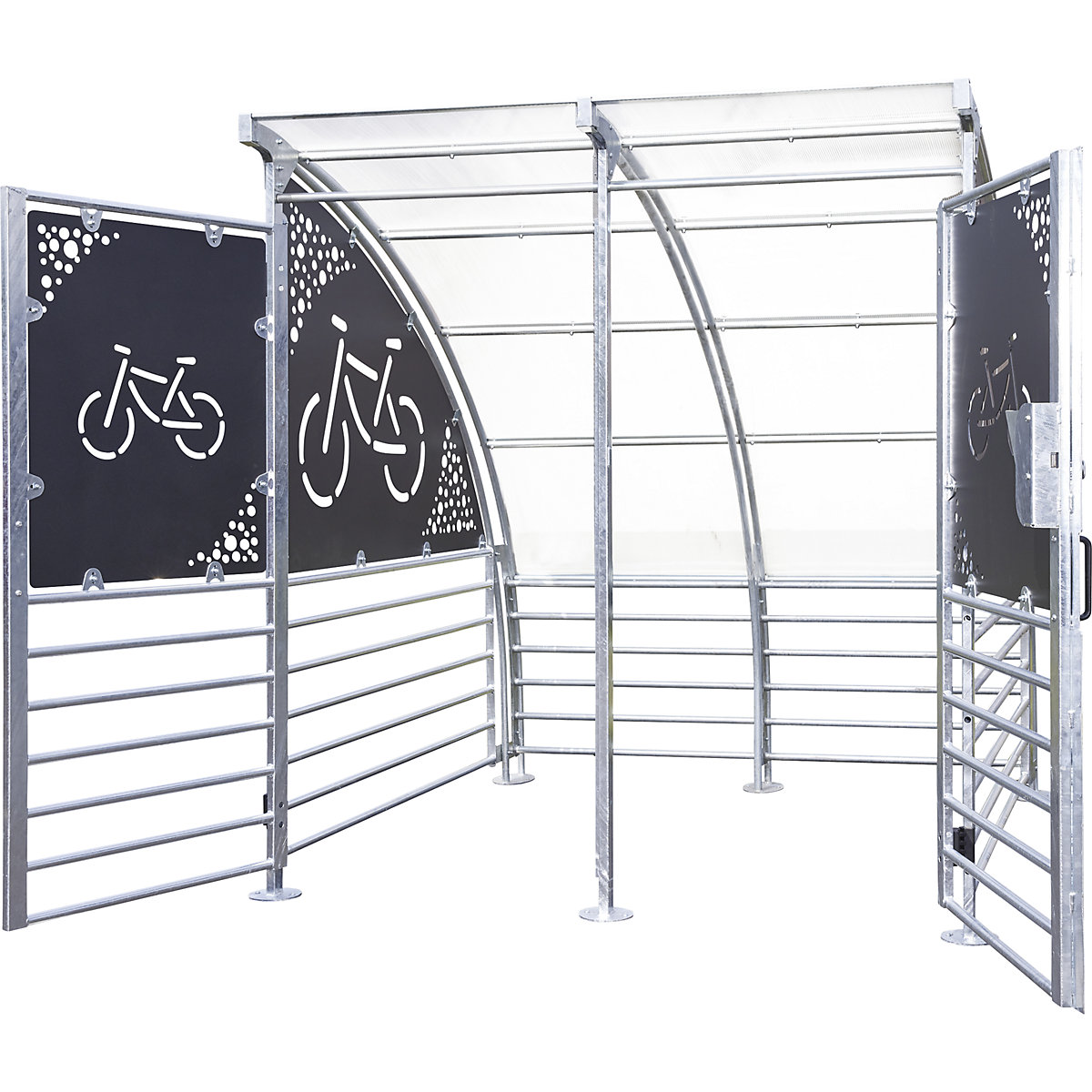 Refugio para bicicletas con cerradura – Mottez (Imagen del producto 9)-8