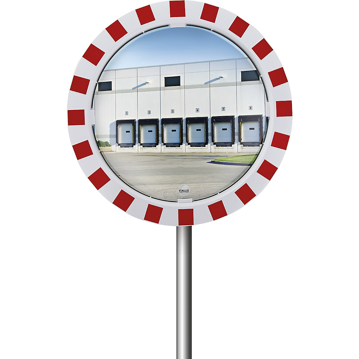 Miroir grand angle – eurokraft pro: pour intérieur et extérieur, 180°