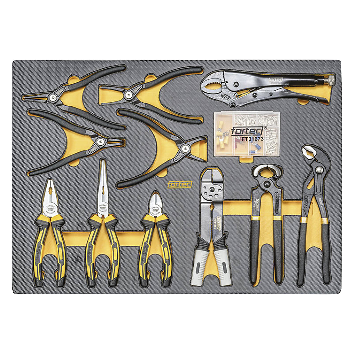Servante d'atelier PREMIUM fortec®, remplie (Illustration du produit 4)-3