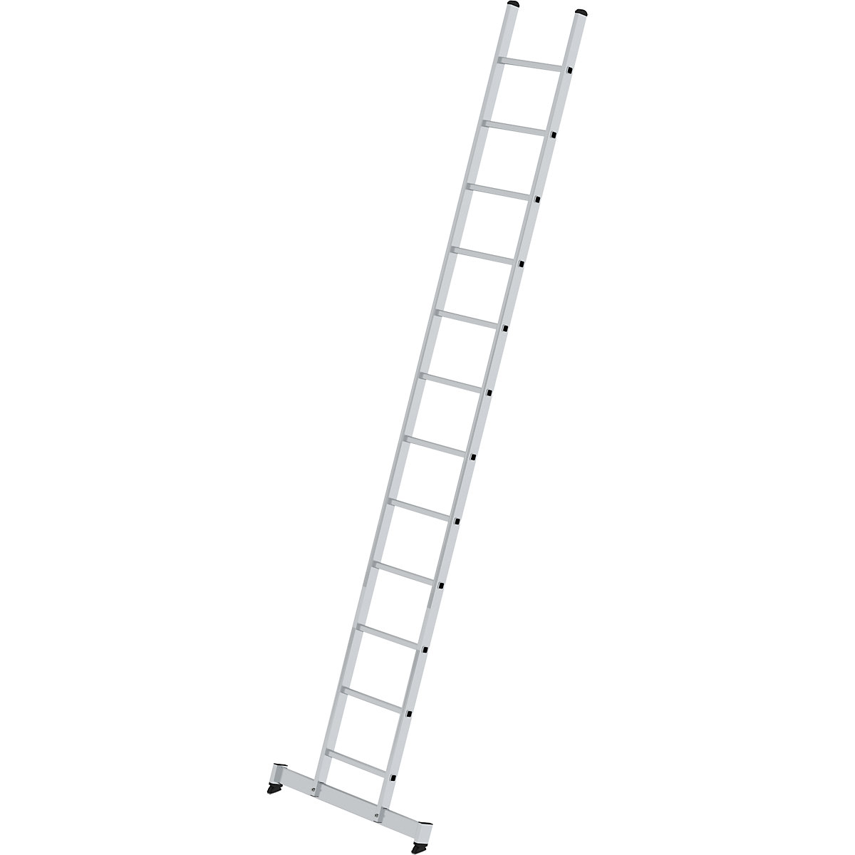 Echelle à échelons – MUNK, version professionnelle, largeur 420 mm, 12 échelons, avec traverse nivello®-3