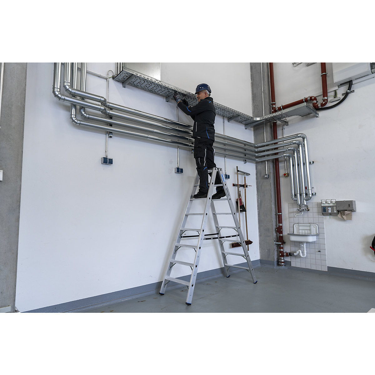 Escabeau pour charges lourdes – KRAUSE (Illustration du produit 6)-5