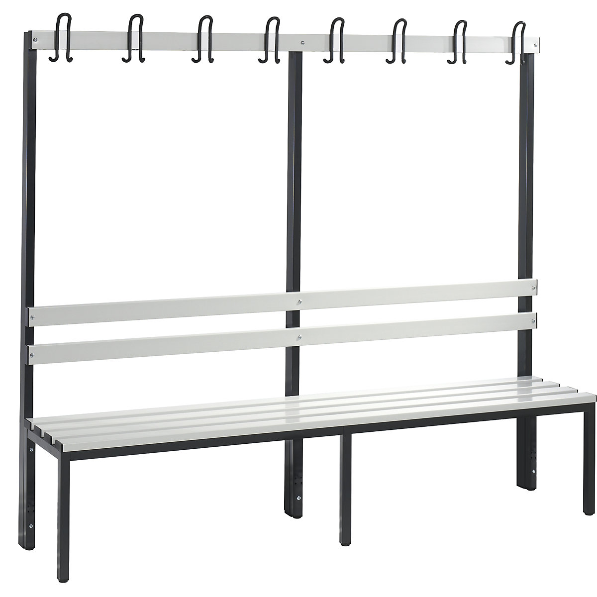 Banc de vestiaire BASIC, simple face – C+P