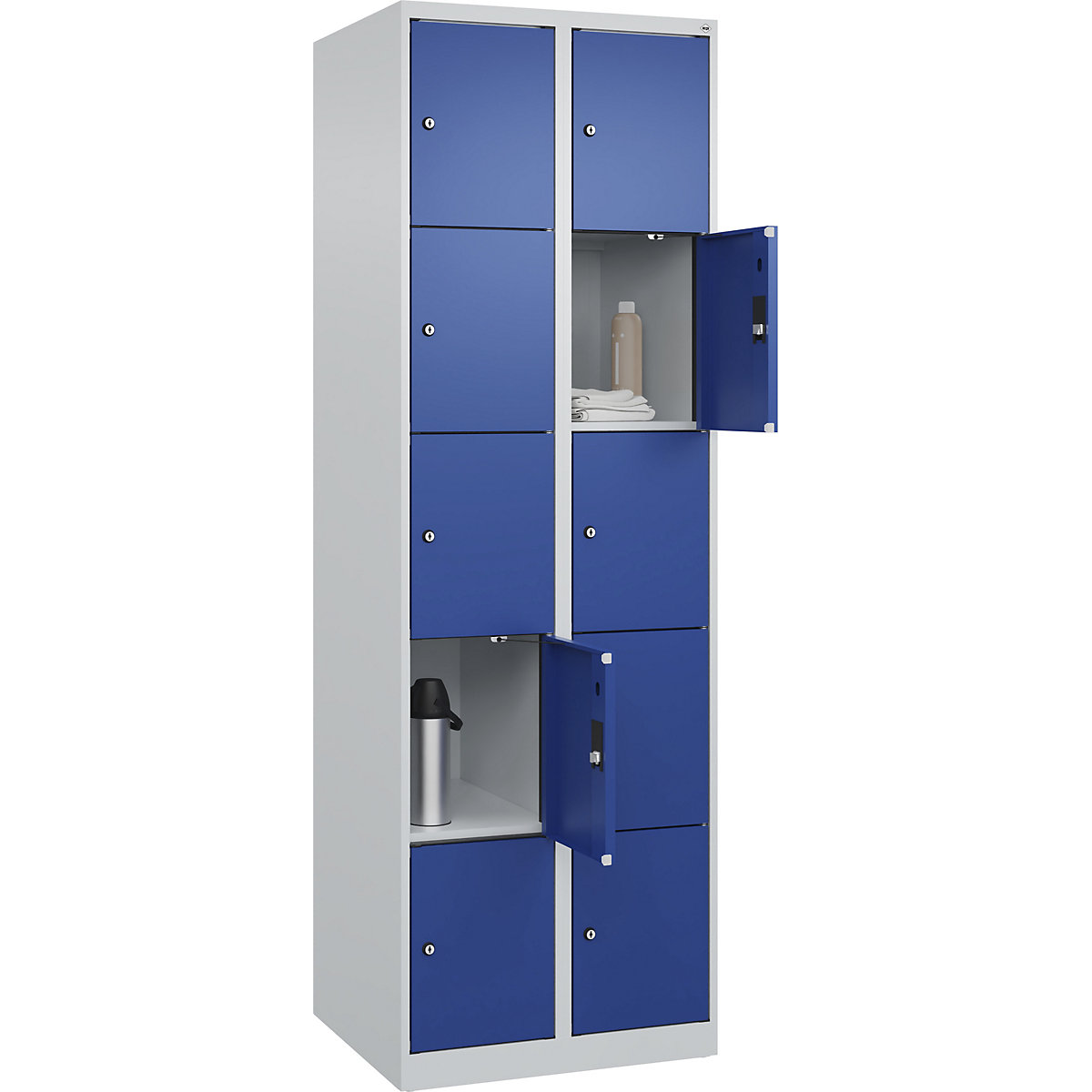 Vestiaire à cinq cases Evolo PLUS (Illustration du produit 2)-1