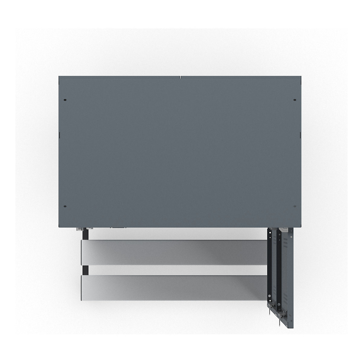 Vestiaire à deux étages Berlin 1 avec banc – Wolf (Illustration du produit 6)-5