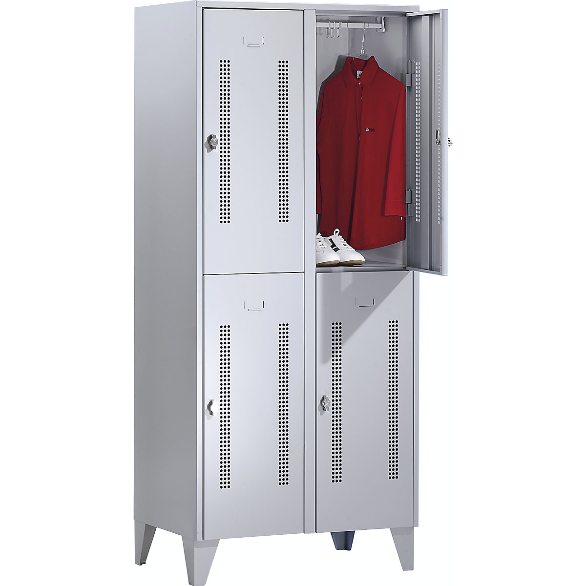 Vestiaire à deux étages Berlin 1 – Wolf (Illustration du produit 3)-2