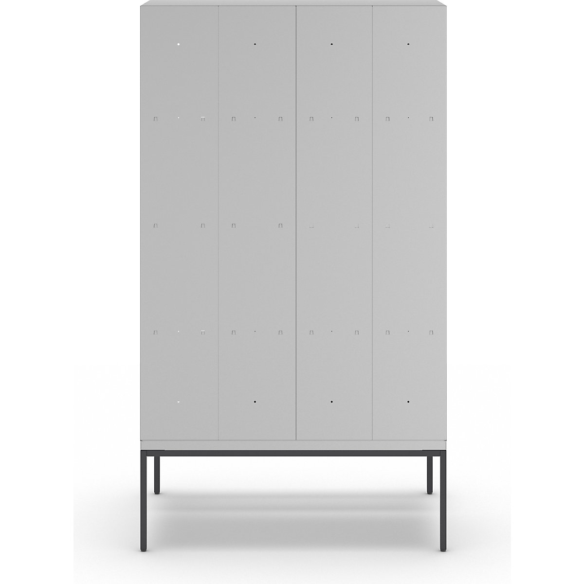 Vestiaire à deux étages Berlin 2 avec banc – Wolf (Illustration du produit 5)-4