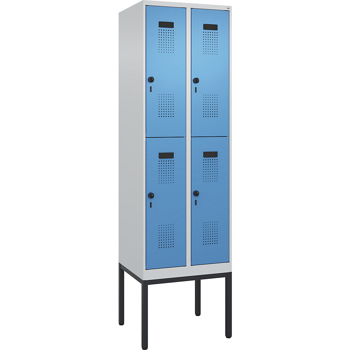 Vestiaire à deux étages Evolo PLUS – C+P (Illustration du produit 2)-1