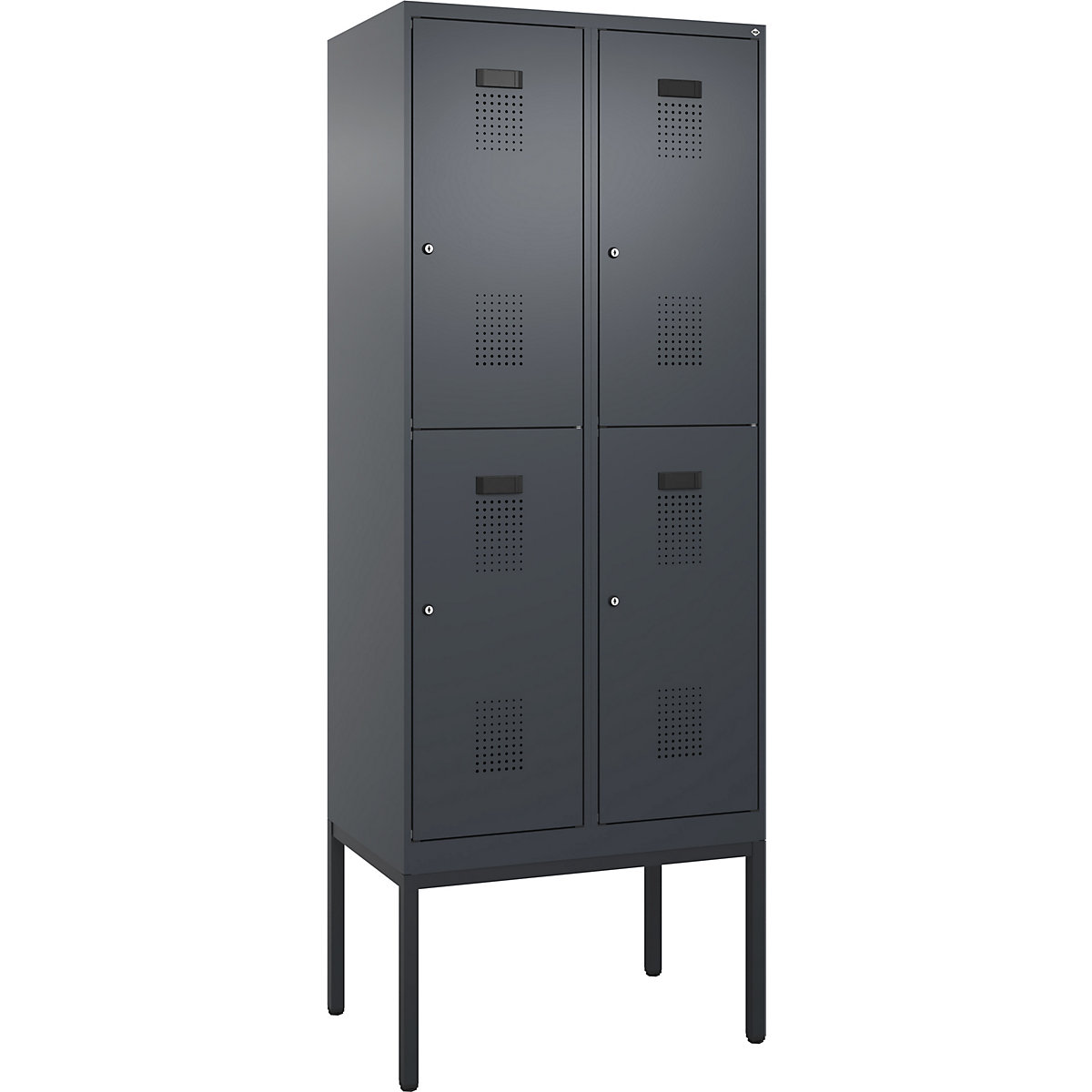 Vestiaire à deux étages Evolo PLUS – C+P (Illustration du produit 2)-1