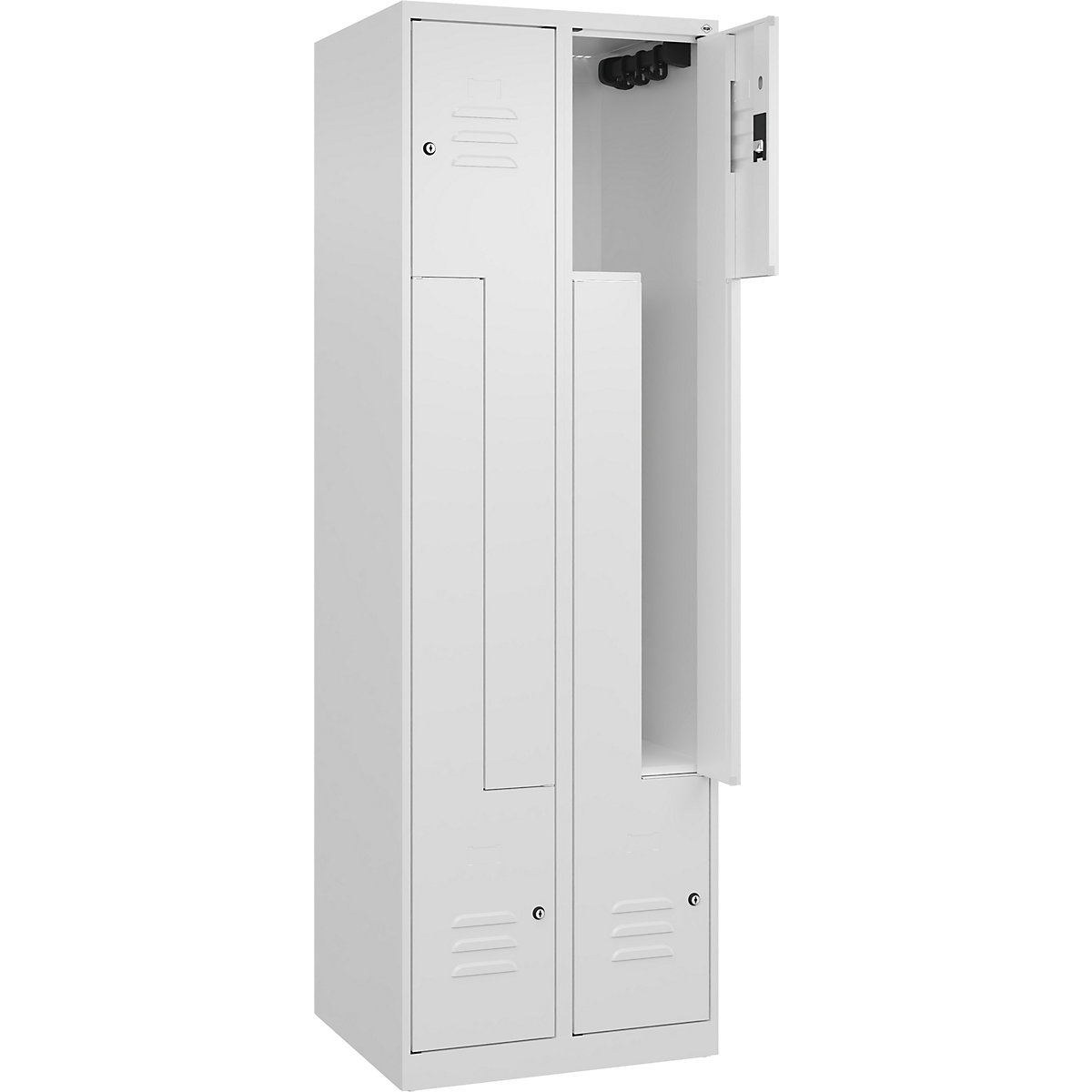 Vestiaire à portes en Z Classic PLUS – C+P