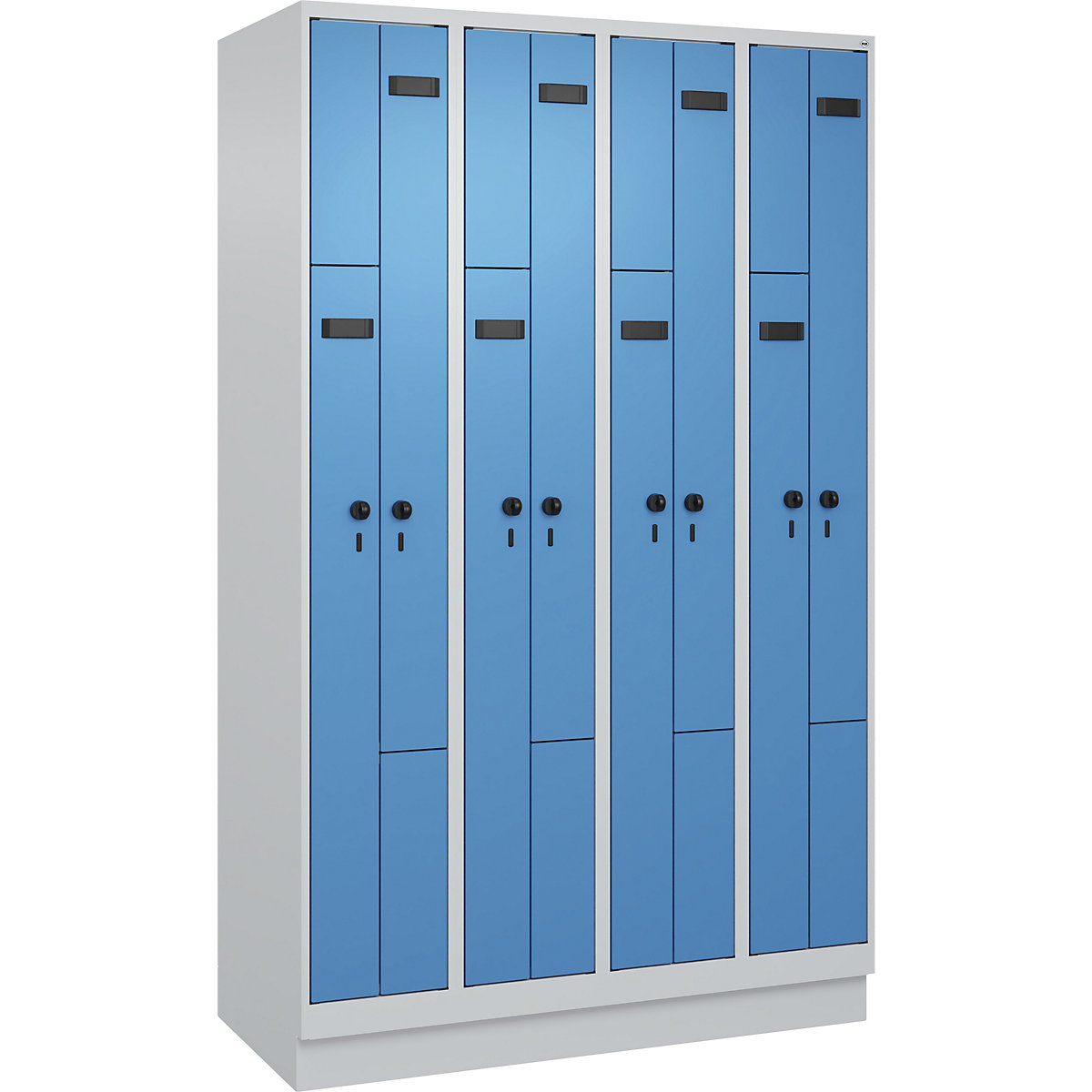 Vestiaire à portes en Z Evolo PLUS (Illustration du produit 2)-1