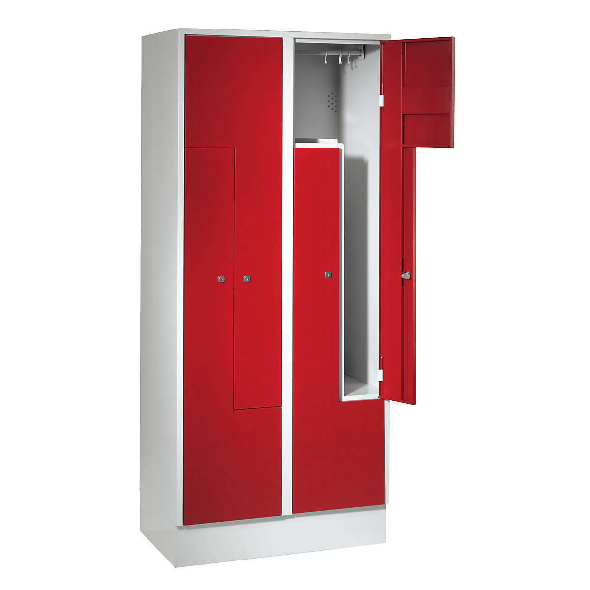 Vestiaire à portes en Z Munich – Wolf (Illustration du produit 3)-2