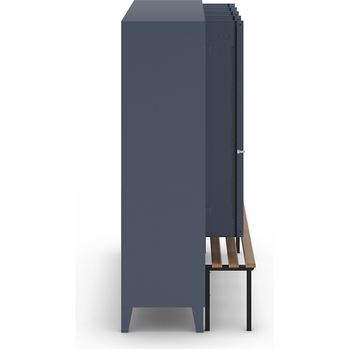 Vestiaire Berlin 1 avec banc – Wolf (Illustration du produit 4)-3