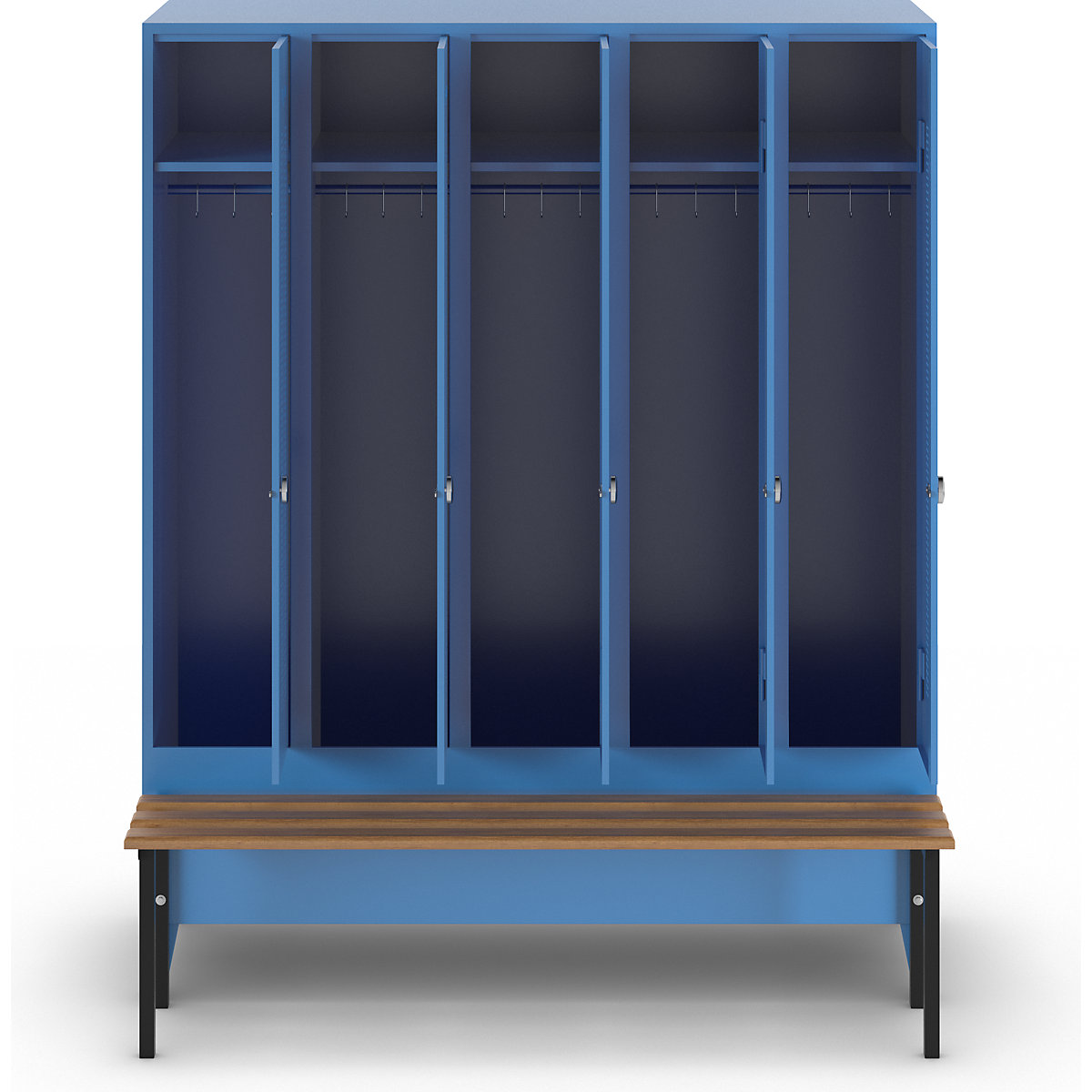 Vestiaire Berlin 1 avec banc – Wolf (Illustration du produit 3)-2