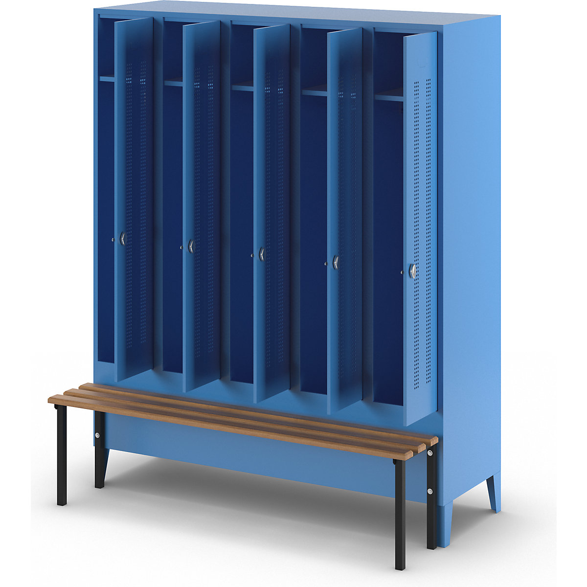 Vestiaire Berlin 1 avec banc – Wolf (Illustration du produit 8)-7