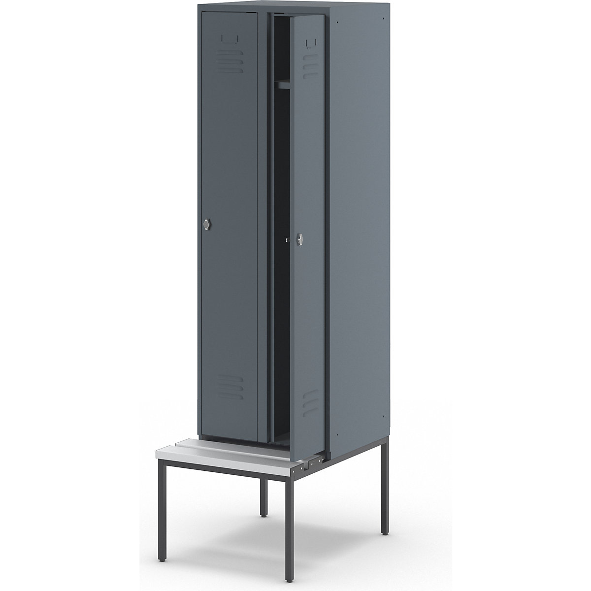 Vestiaire Berlin 2 avec banc – Wolf (Illustration du produit 8)-7