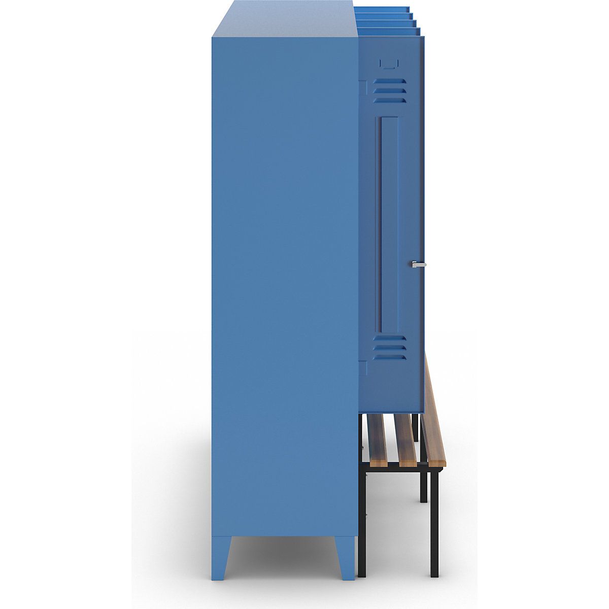 Vestiaire Berlin 2 avec banc – Wolf (Illustration du produit 4)-3