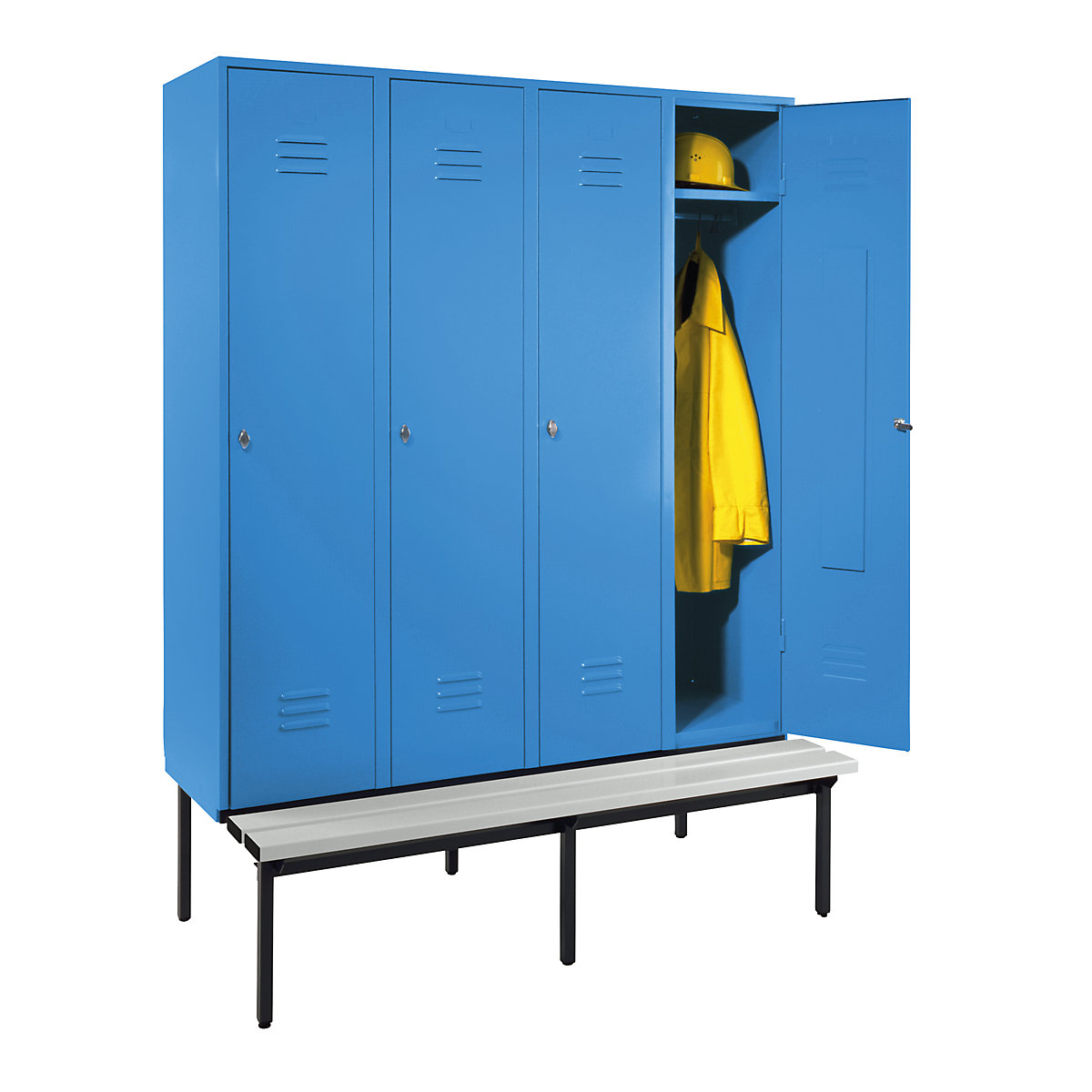 Vestiaire Berlin 2 avec banc – Wolf (Illustration du produit 9)-8