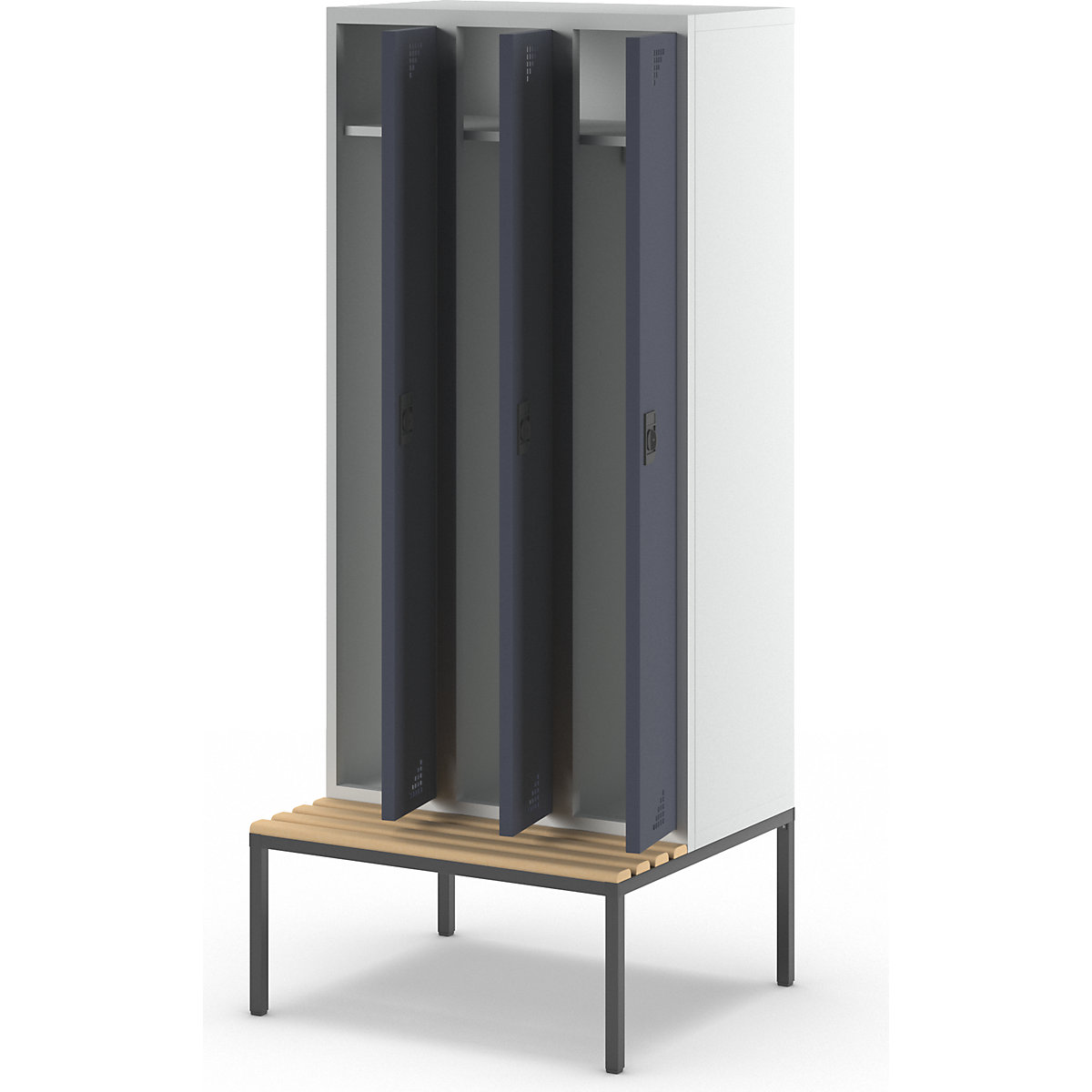 Vestiaire Bremen avec banc – eurokraft pro (Illustration du produit 9)-8