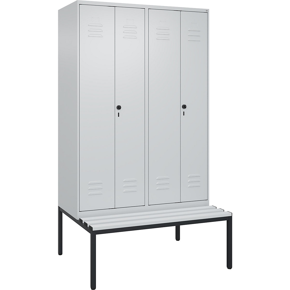 Vestiaire linge propre/linge sale Classic PLUS avec banc – C+P (Illustration du produit 4)-3