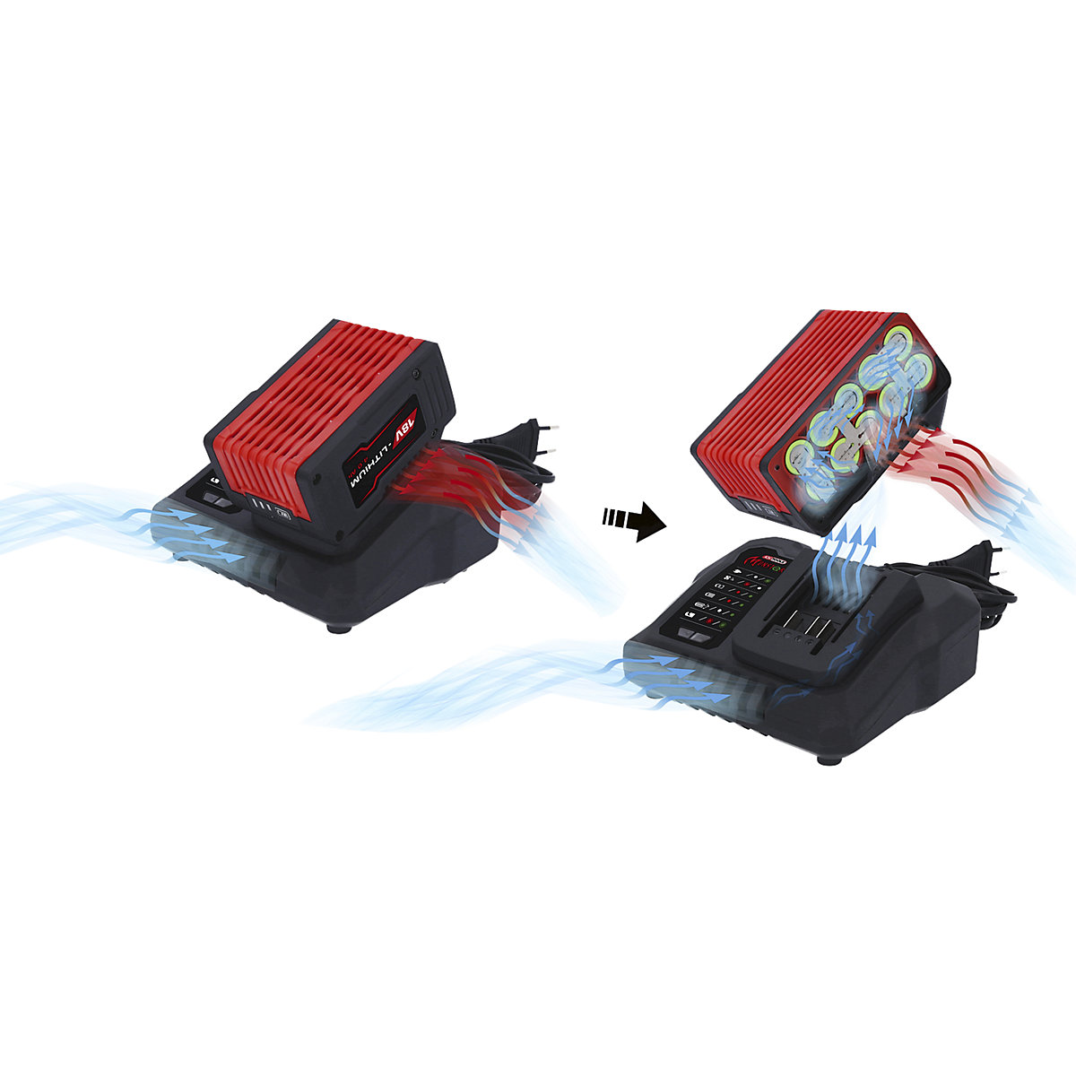 Chargeur rapide de batterie 8A – KS Tools (Illustration du produit 5)-4