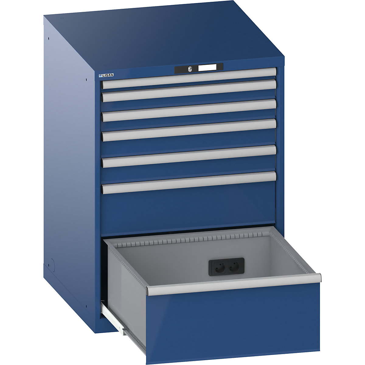 Armoire à tiroirs, avec fonction de chargement – LISTA (Illustration du produit 2)-1