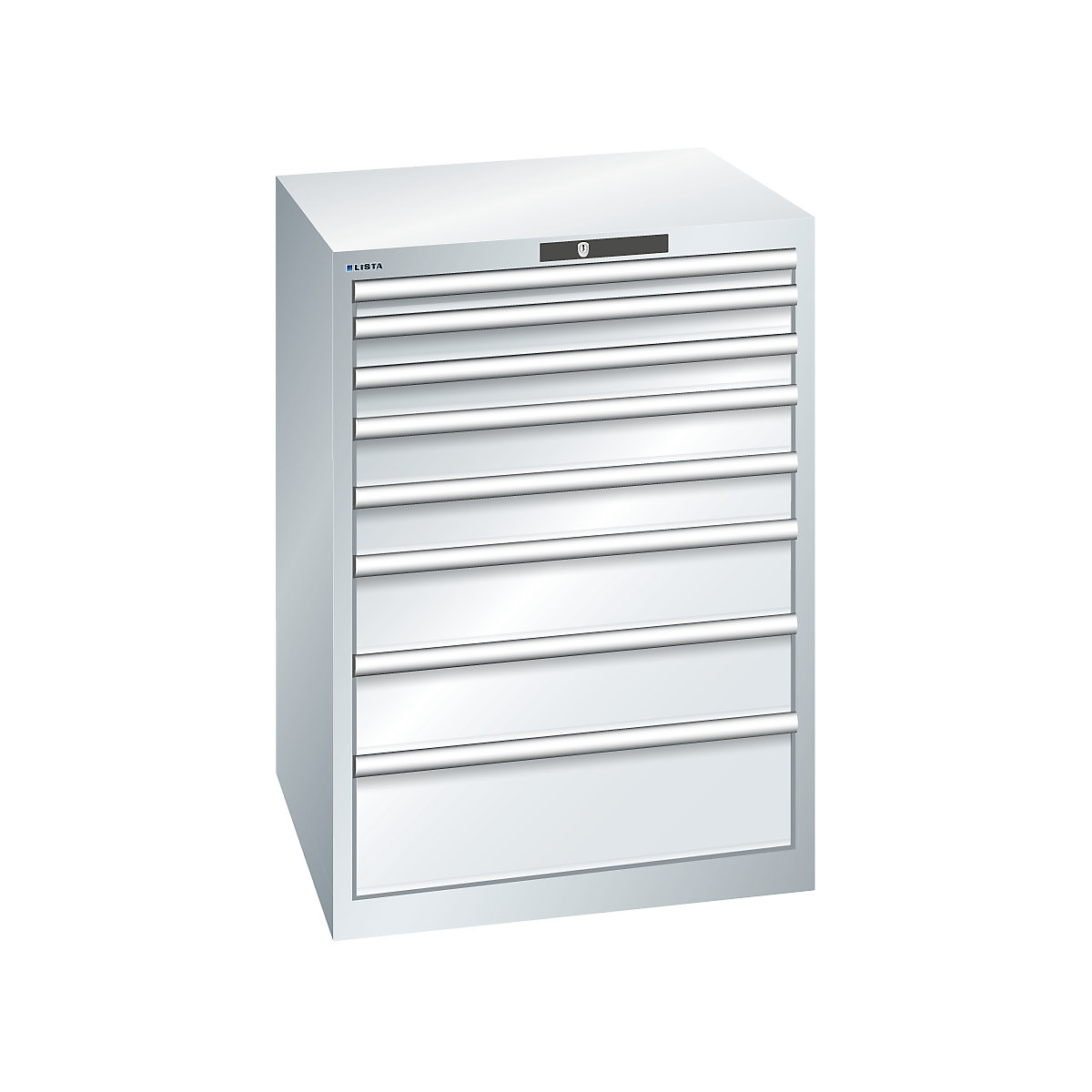 Armoire à tiroirs en tôle d'acier – LISTA (Illustration du produit 14)-13