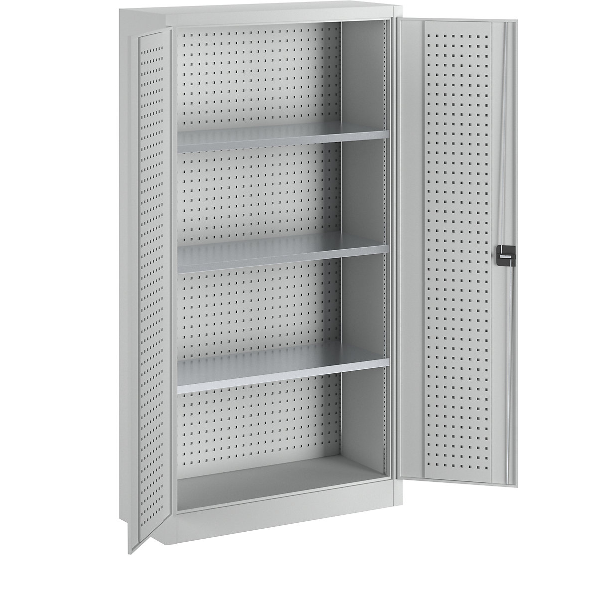 Armoire à outils avec perforations