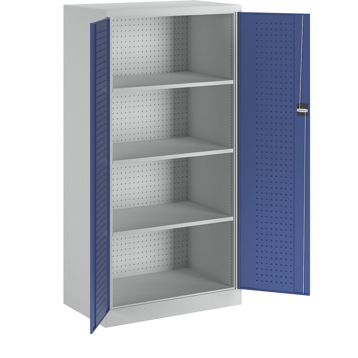 Armoire à outils avec perforations