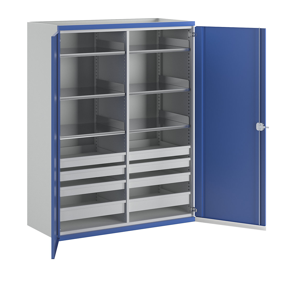 Armoire pour charges lourdes JUMBO avec cloison médiane &ndash; ANKE