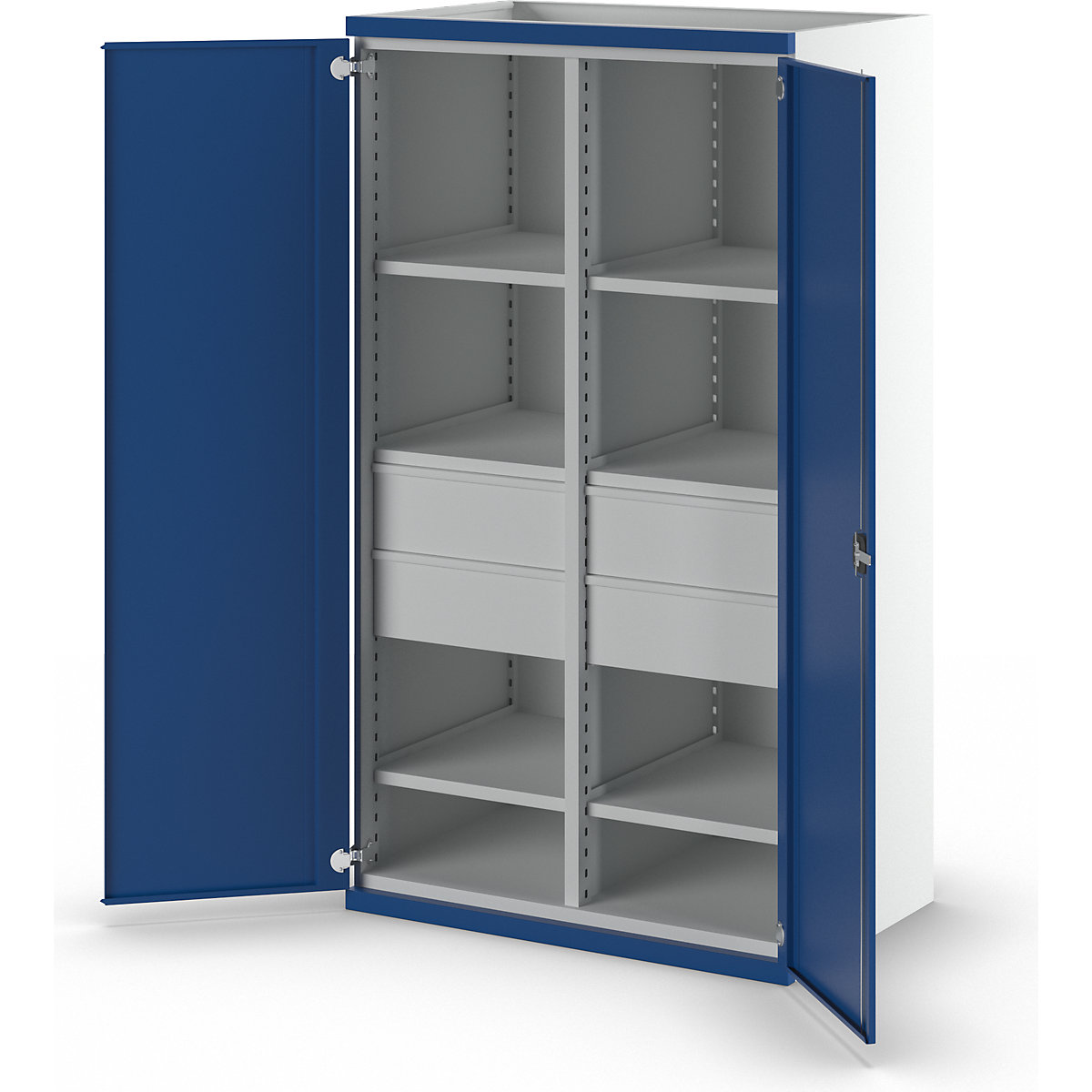 Armoire pour charges lourdes avec cloison médiane – ANKE (Illustration du produit 7)-6