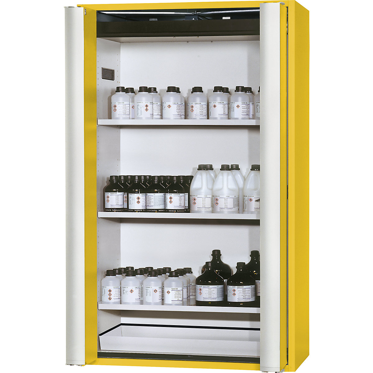 Armoire à portes pliantes ignifuge 90 minutes pour produits dangereux, semi-automatique – asecos (Illustration du produit 3)-2