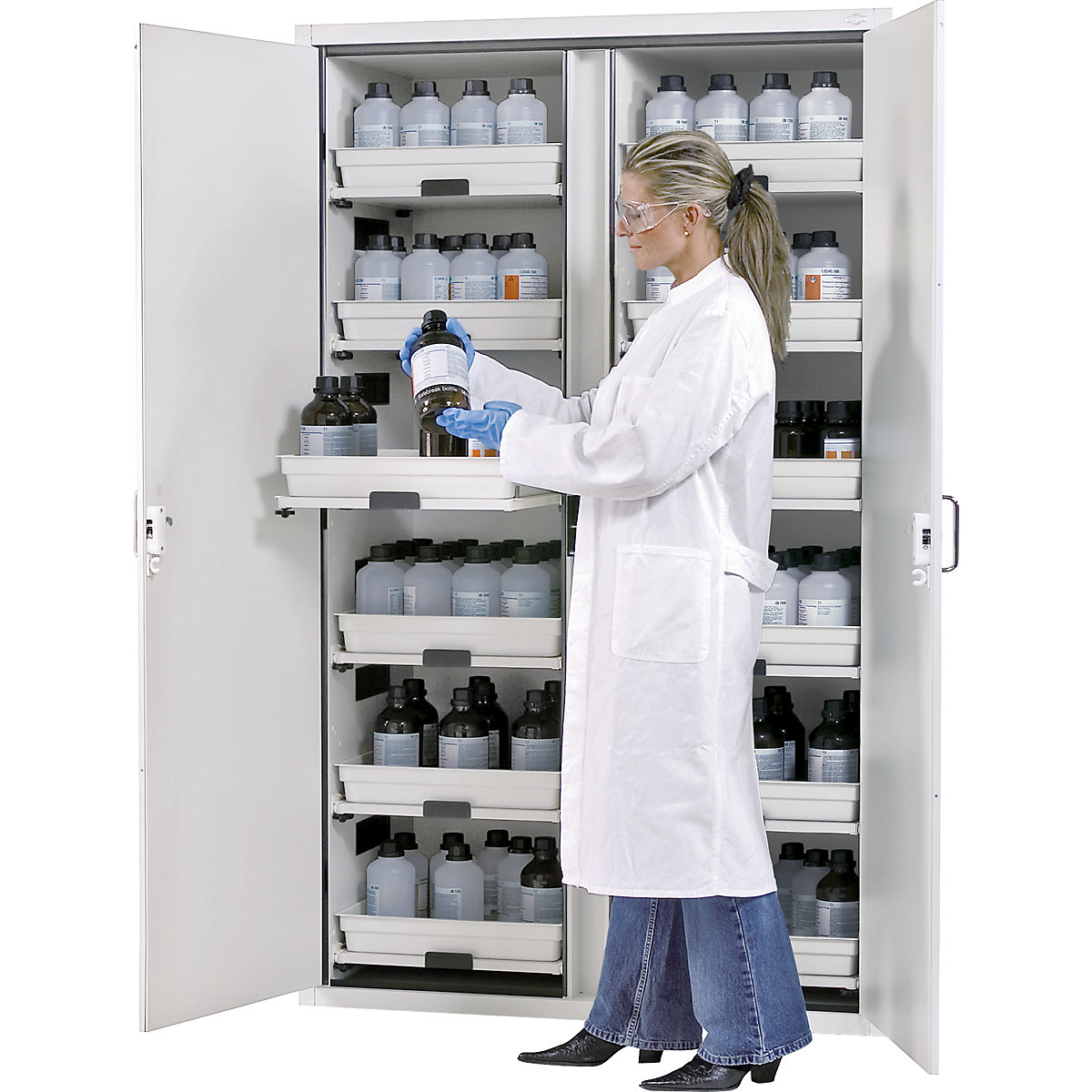 Armoire haute de sécurité pour acides et bases – asecos (Illustration du produit 2)-1