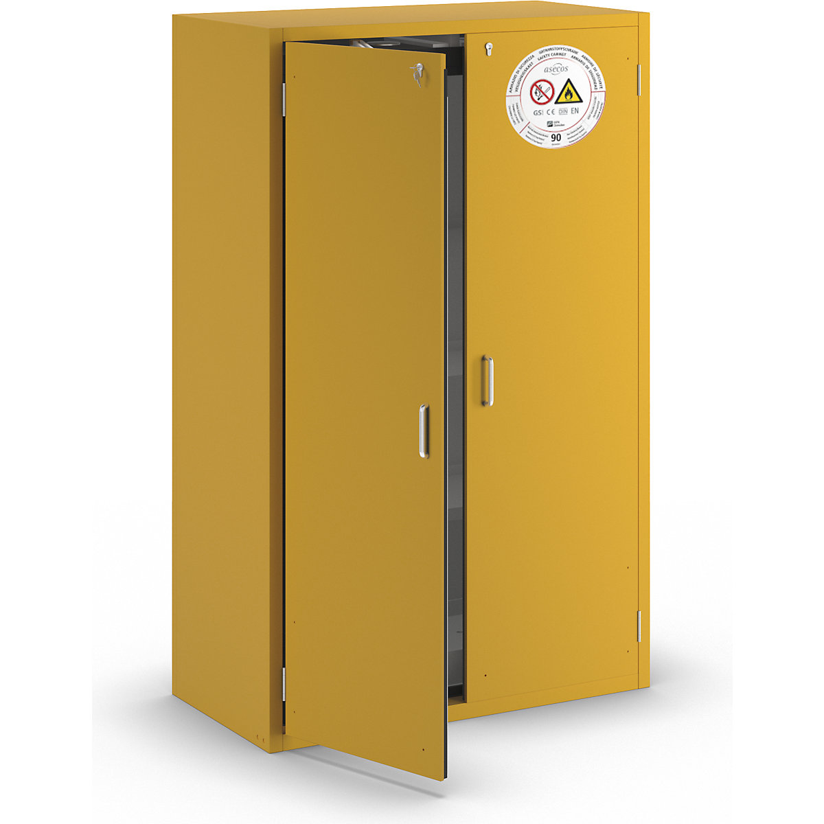 Armoire pour produits dangereux ignifuges 90 minutes – asecos
